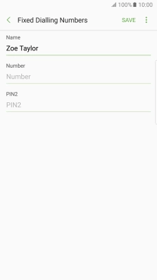 Press Number and key in the required phone number.