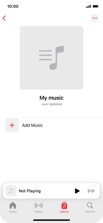 Press Add Music.