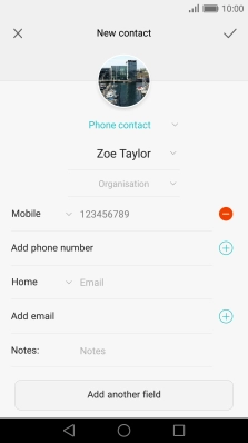 Press the drop down list next to the phone number.
