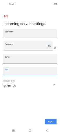 Press the drop down list below 