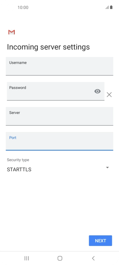 Press the drop down list below 
