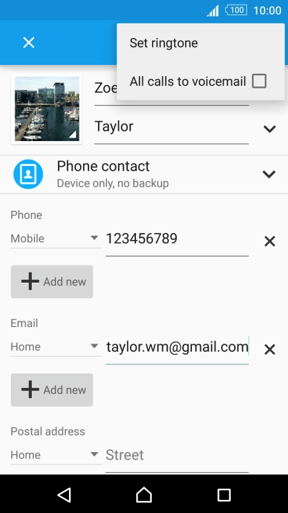 Press Set ringtone.