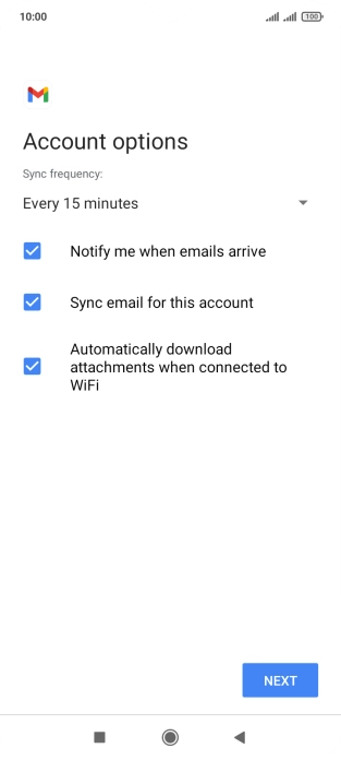 Press the drop down list below 