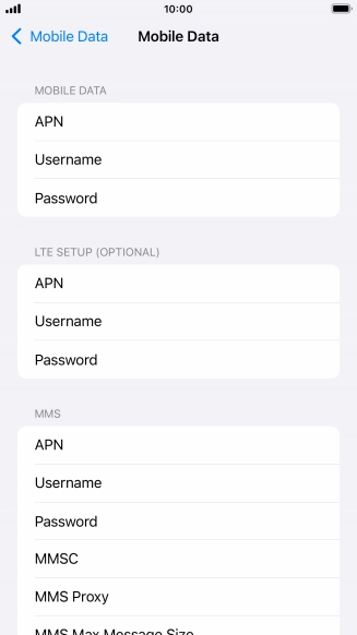 Press APN and key in mms.vodafone.net.
