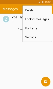 Press Settings.