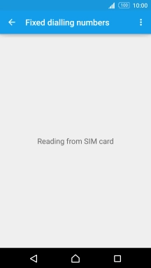 Press the menu icon.