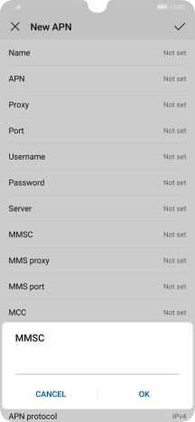 Key in http://www.vodafone.ie/mms and press OK.