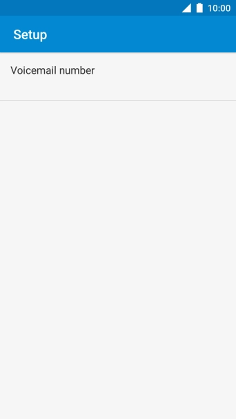 Press Voicemail number.