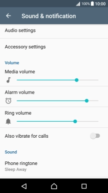Press the Home key to return to the home screen.