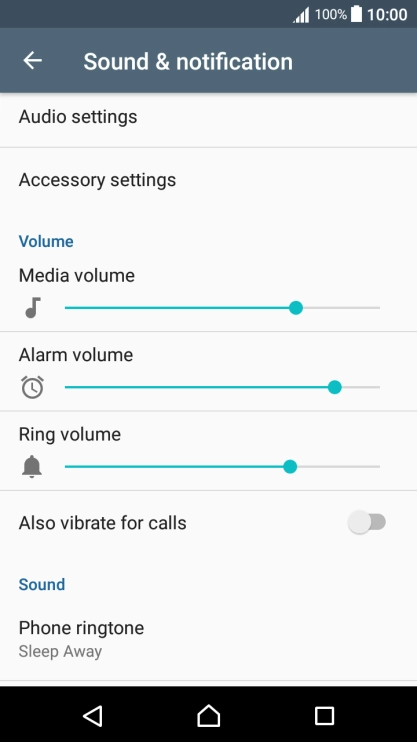 Press the Home key to return to the home screen.