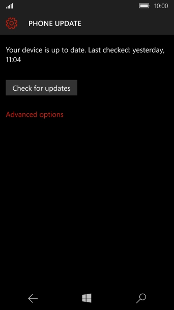 Press Check for updates. If a new software version is available, it's displayed. Follow the instructions on the screen to update the phone software.