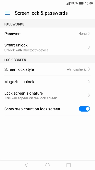 Press the Home key to return to the home screen.