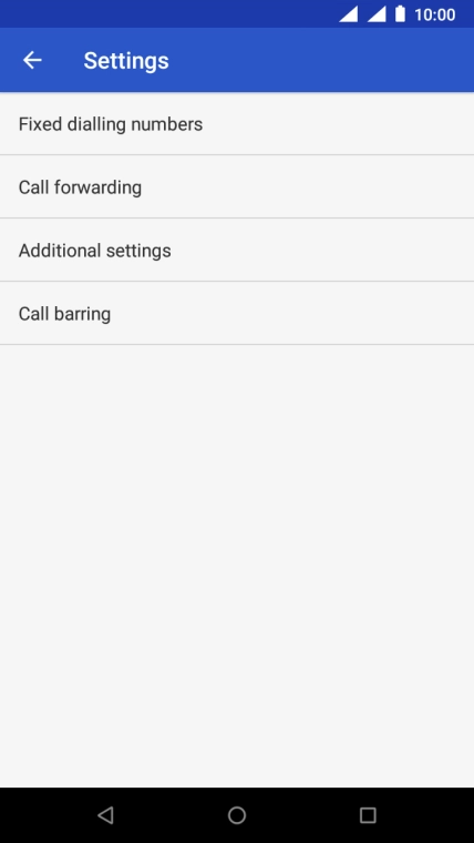 Press Additional settings.