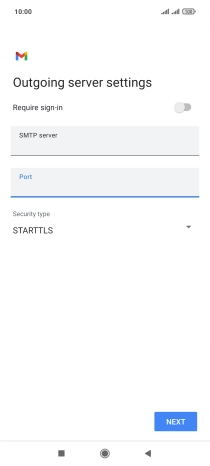 Press the drop down list below 