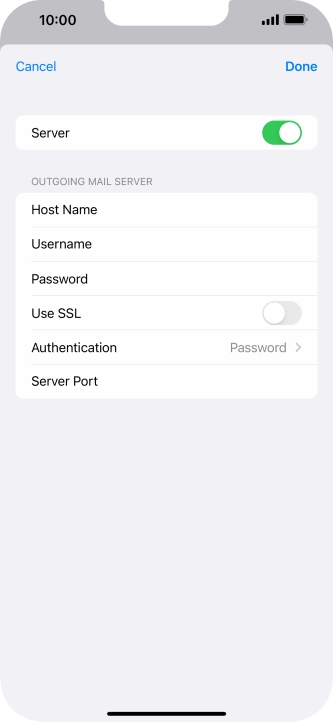 Press Authentication.