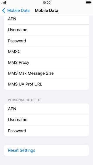 Press MMS Proxy and key in 10.24.59.200:80.