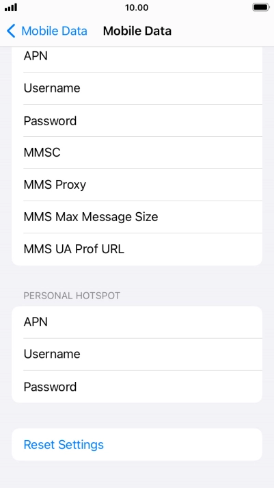 Press MMS Proxy and key in 10.24.59.200:80.