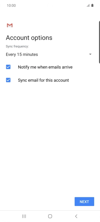 Press the drop down list below 