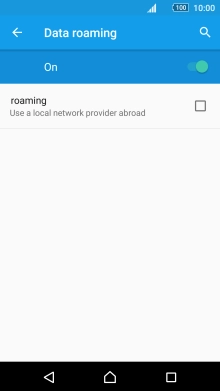 Press the Home key to return to the home screen.