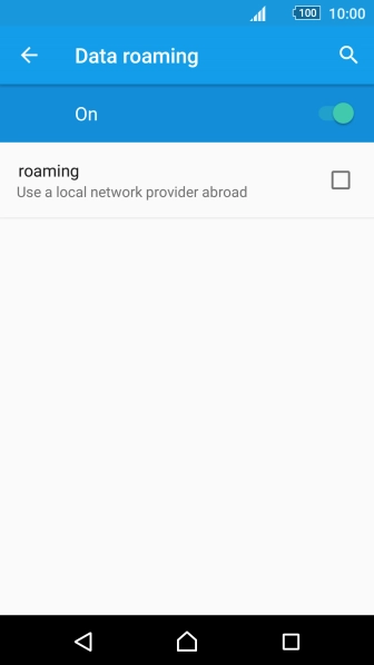 Press the Home key to return to the home screen.