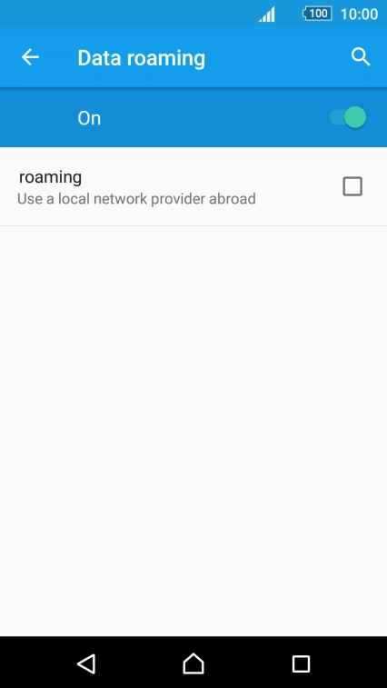 Press the Home key to return to the home screen.