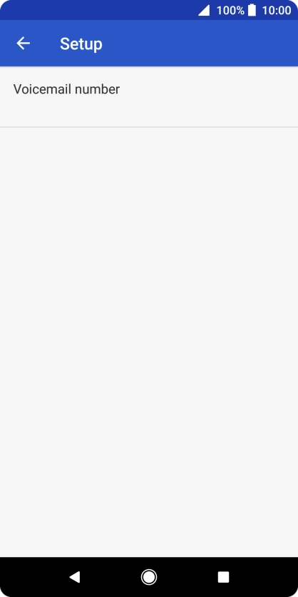 Press Voicemail number.