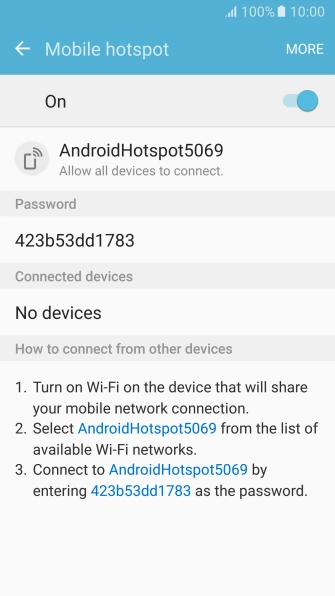 Press the Home key to return to the home screen.