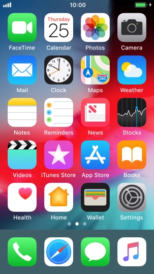 When the battery charging icon is displayed, the battery is charging.