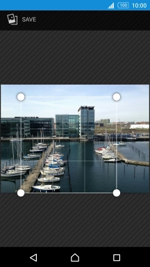 Drag the frame to the required position to select the required detail and press SAVE.