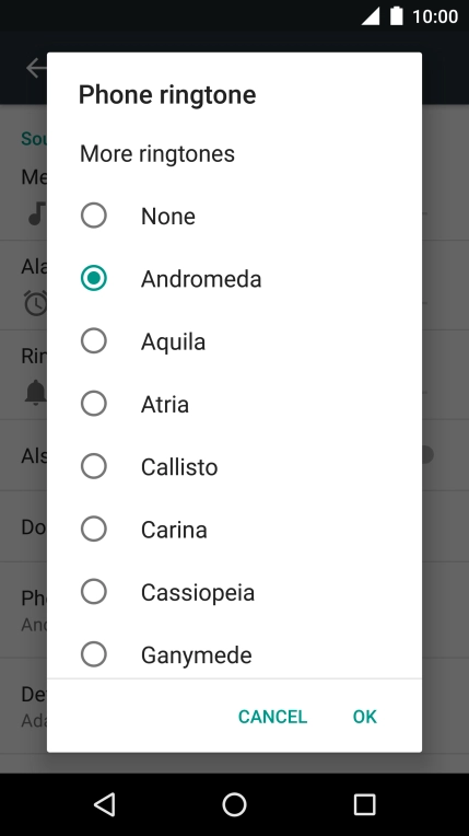 Press More Ringtones.