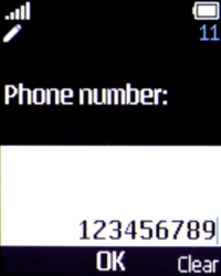 Press the Navigation key.