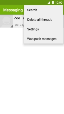 Press Settings.