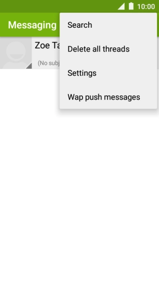 Press Settings.