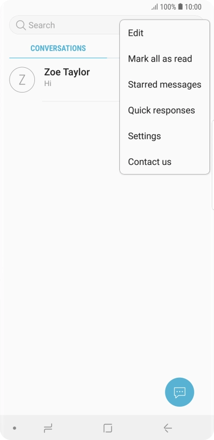 Press Settings.
