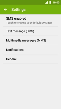 Press Text message (SMS).