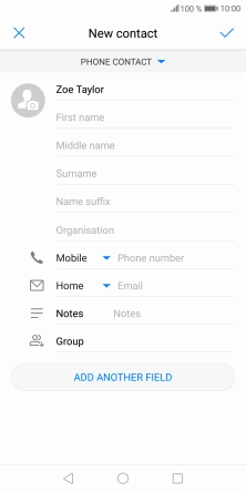 Press Phone number and key in the required phone number.