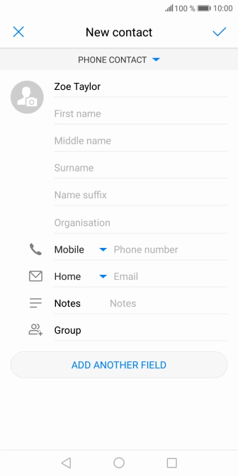 Press Phone number and key in the required phone number.