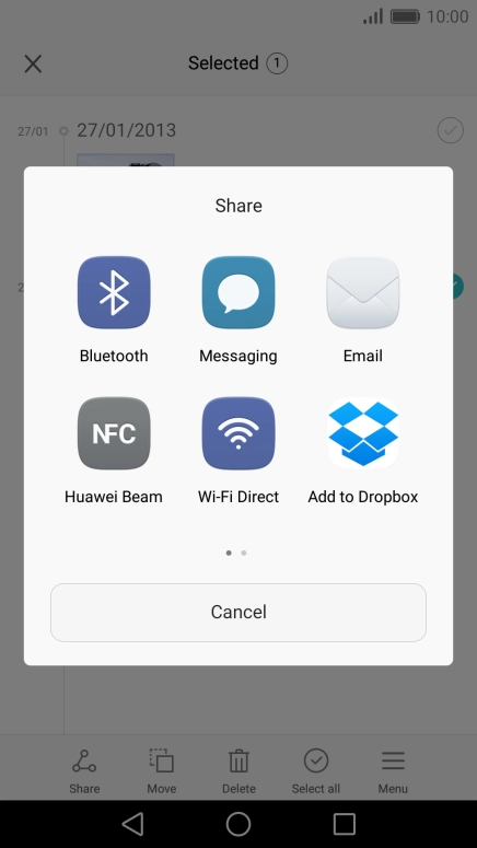 Press Bluetooth.