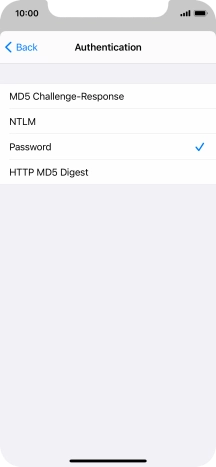 Press Password.