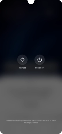 Press Power off.