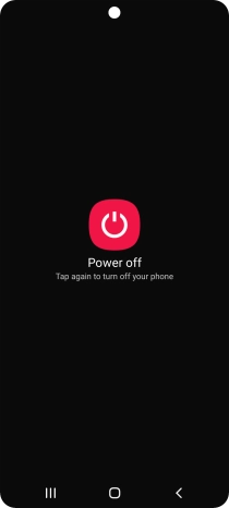 Press Power off.