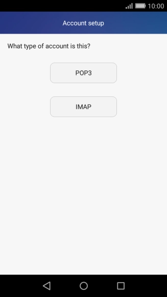 Press POP3.