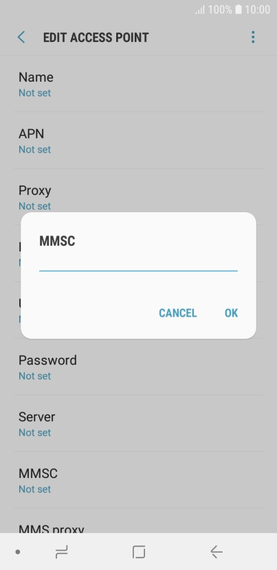 Key in http://www.vodafone.ie/mms and press OK.