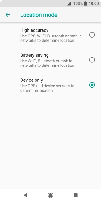 If you select High accuracy, your phone can find your exact position using the GPS satellites, the mobile network and nearby Wi-Fi networks. Satellite-based GPS requires a clear view of the sky.