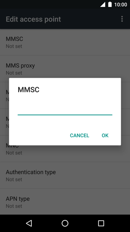 Key in http://www.vodafone.ie/mms and press OK.