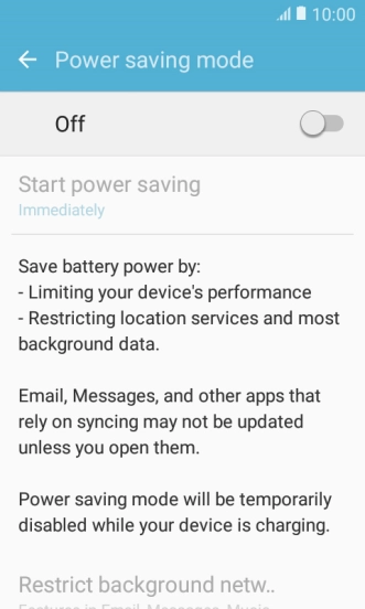 Press the indicator to turn on the function.