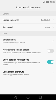 Press Password.