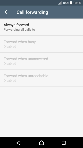 Press the Home key to return to the home screen.