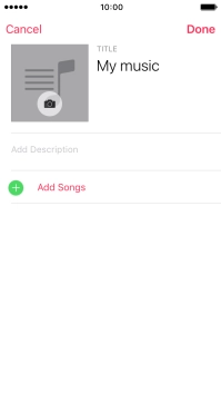 Press Add Songs.