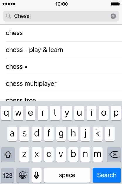 Press Search.